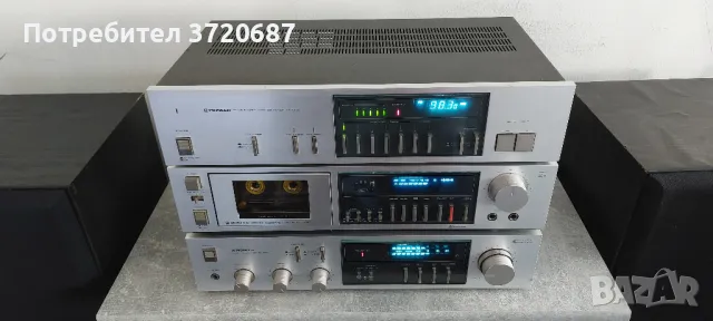 Усилвател Pioneer SA-620, дек Pioneer CT-520 и тунер Pioneer TX-720L, снимка 6 - Аудиосистеми - 49086975