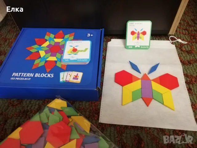 Детски дървен пъзел, 155 части , снимка 1