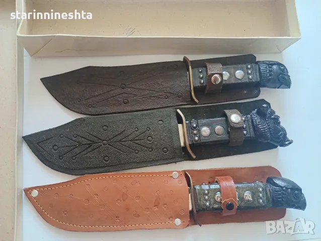 стар нож 1300 години България 3 броя стари ножове нож Хан Аспарух Костенец Кинтекс България , снимка 13 - Антикварни и старинни предмети - 51310760