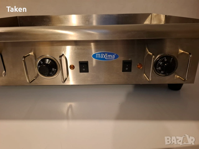 Професионална електрическа скара от неръждаема стомана гладка, снимка 2 - Обзавеждане за заведение - 53790967