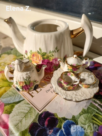 Royal Albert Old Country Roses и Paul Cardew редки декорации, снимка 7 - Други - 52935420