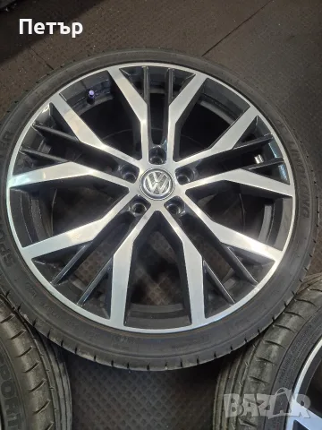 Оригинални джанти VW Golf 7 GTI Santiago 5x112 19 цола 5G0601025M, снимка 8 - Гуми и джанти - 56112025