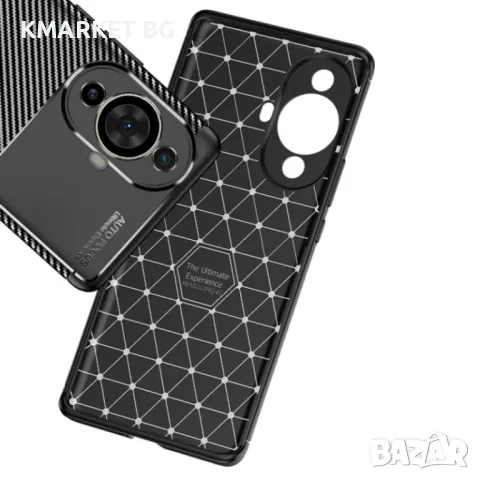 Huawei nova 11 Pro 4G / 11 Ultra 4G Удароустойчив Carbon Fiber Калъф и Протектор, снимка 3 - Калъфи, кейсове - 49448771