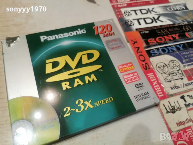 PANASONIC DVD-RAM DISC MADE IN JAPAN 0609261128H2E8R, снимка 6 - DVD дискове - 55966942