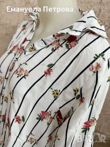 Дамска ежедневна цветна риза, снимка 2 - Ризи - 48071371