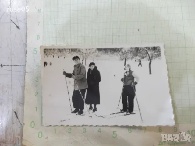 Снимка стара на ски при Люлин - 2