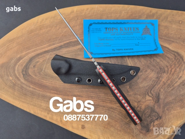 Тактически нож TOPS KNIVES Rapid Strike X-020,фултанг, снимка 9 - Ножове - 53377038