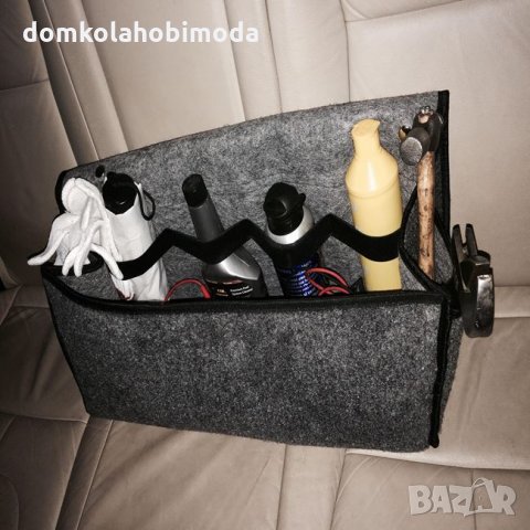 Органайзер за багажник с велкро монтиране, 49x25x16 см