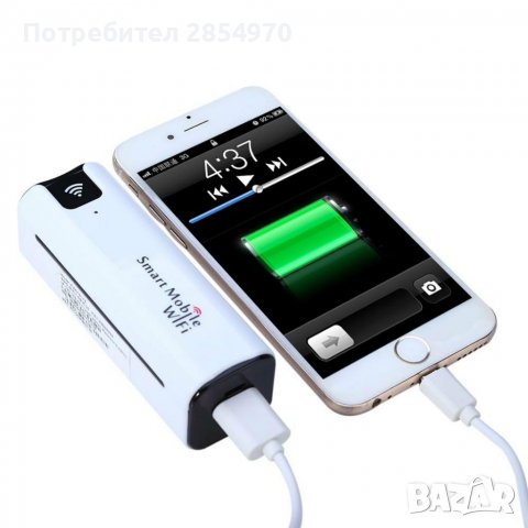 3G рутер /бисквитка/ + PowerBank Smart Mobile, снимка 4 - Рутери - 39839345