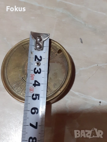 Стар бронзов календар, снимка 7 - Антикварни и старинни предмети - 53347622