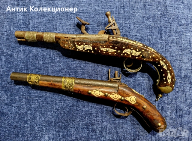 Чифт Пистолети, за механа, украса., снимка 2 - Антикварни и старинни предмети - 52310011