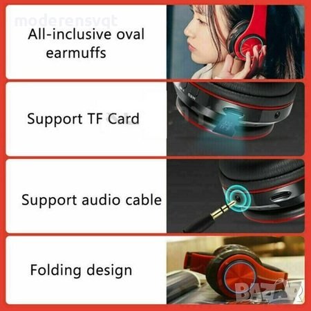 Безжичните Bluetooth слушалки B39, micro sd, fm, микрофон, снимка 3 - Bluetooth слушалки - 41857792