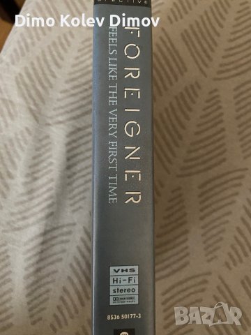 FOREIGNER VHS HIFI Видео Касета. Mega Rare!, снимка 3 - Други музикални жанрове - 42374616