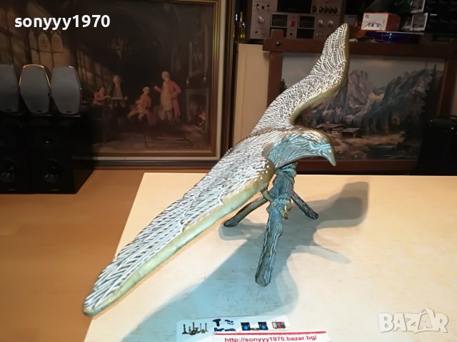 орел/сокол-46Х24Х16СМ-мед/месинг 0801230927, снимка 8 - Антикварни и старинни предмети - 39227228