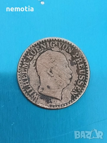 монета 1 грош 1867г