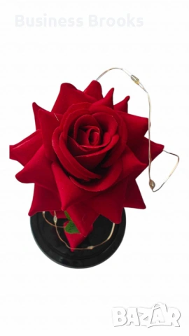 Красива осветена роза в стъкленица с красива подаръчна кутия, снимка 4 - Романтични подаръци - 53225986