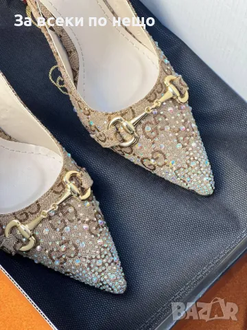 Gucci Дамски Обувки На Ток Гучи - 2 Налични Цвята Код E220, снимка 2 - Дамски обувки на ток - 50411528