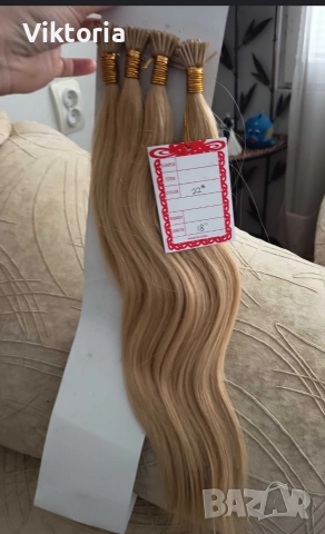 Естествена европейска коса 46см.100гр., снимка 4 - Аксесоари за коса - 52662329