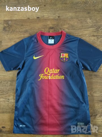 NIKE FC BARCELONA 2012/13 - страхотна юношеска тениска КАТО НОВА, снимка 4 - Детски тениски и потници - 41948535