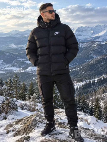 Мъжки зимно яке Hugo, Nike, снимка 2 - Якета - 56374171