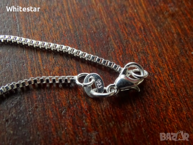 Дамски посребрен комплект - колие и обеци с мотив "Роза", снимка 5 - Колиета, медальони, синджири - 53623664