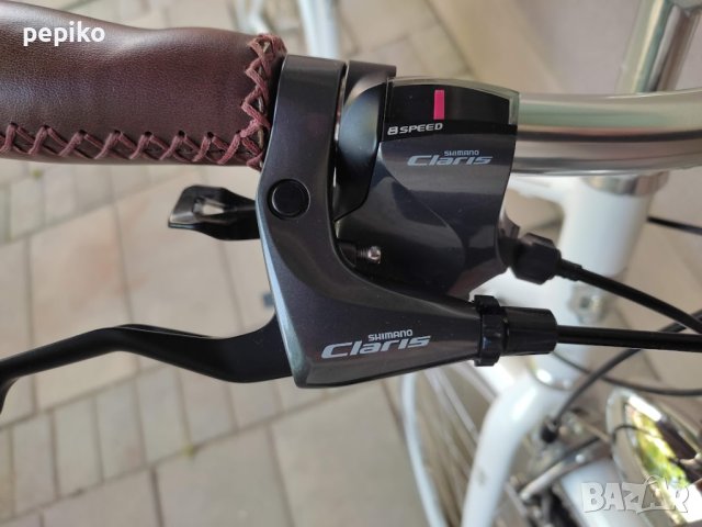 Продавам колела внос от Германия градски алуминиев велосипед EXEL SIOR 28 цола фул SHIMANO CLARIS, снимка 11 - Велосипеди - 40934835