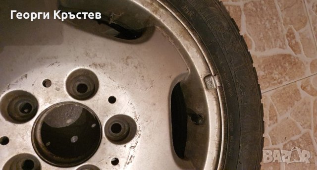 Mercedes джанти(3 бр.-15") с 2 бр. летни гуми SAVA, снимка 5 - Гуми и джанти - 40564435