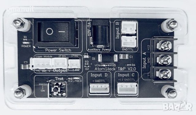АВТО КОНТРОЛЕР AIR ASSIST ATOMSTACK и др. CNC лазер лазерно гравиране рязане, снимка 10 - Други машини и части - 40683259