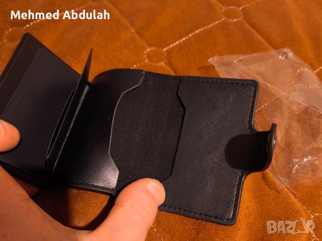Мъжки автоматичен портфейл с изскачващ механизъм, снимка 12 - Портфейли, портмонета - 53509260