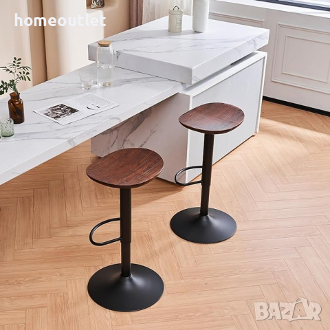 Бар столове YOUNIKE EUYY102-ALL-1920DBK, снимка 2 - Столове - 44840301