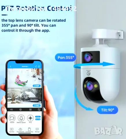 10 mp. външна wifi камера, снимка 2 - HD камери - 47298440