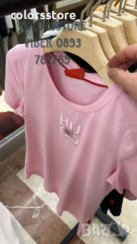 ДАМСКА розова тениска Hugo/BR11s