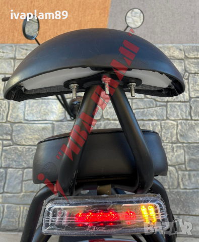 Електрически скутер ’Harley’ 1500W 60V+LED Дисплей+Преден LED фар+Bluetooth+Аларма+Габарити-2025г, снимка 9 - Мотоциклети и мототехника - 36385536