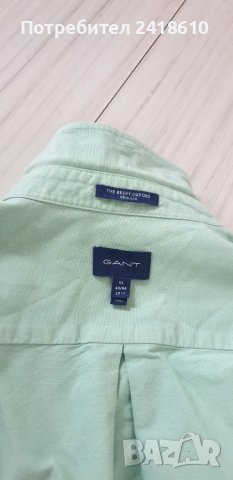 Gant Oxford Regular  Fit Pique Cotton Mens Size XL ОРИГИНАЛ! НОВО! Мъжка Риза!, снимка 11 - Ризи - 48895852