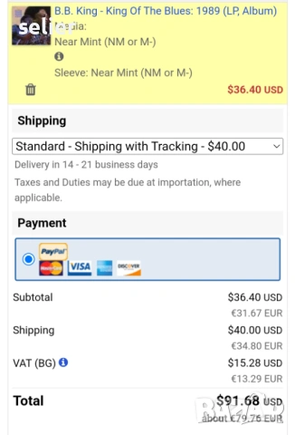 B.B. King ‎– King Of The Blues: 1989 Издание 🇩🇪 GERMANY 1988г Стил:BLUES Състояние на винила:като , снимка 4 - Грамофонни плочи - 53787810