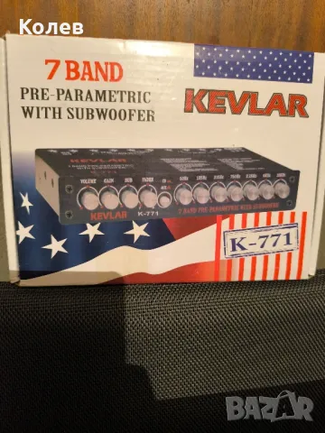 7 бандов предусилвател и  еквалайзер за кола, снимка 1