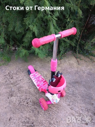 детска тротинетка розова, снимка 3 - Детски велосипеди, триколки и коли - 53850388