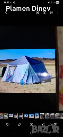 къмпинг палатка нова 