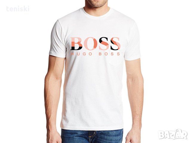 Тениски HUGO BOSS принт 8 модела, снимка 4 - Тениски - 30722447