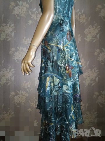 Patricia Suzzi- M,L- 100%Естествена коприна -италианска рокля  + туника  , снимка 6 - Рокли - 40759554