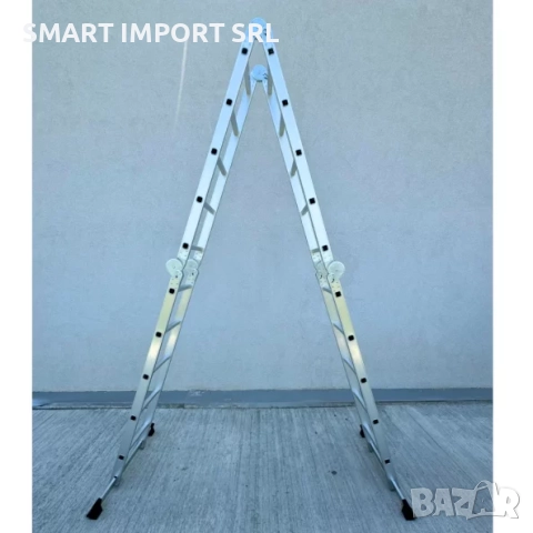 Многофункционална сгъваема стълба KMP405B, 4x5 стъпала, снимка 2 - Железария - 52006908