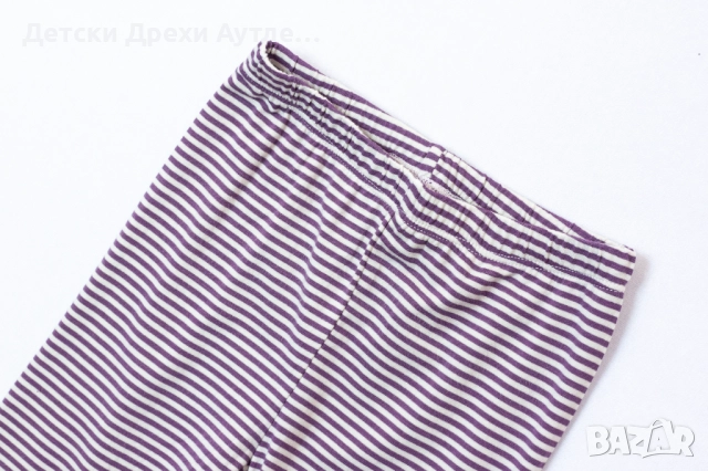 Нови памучни клинове за момичета с раиран десен – размери 92-140, снимка 6 - Детски клинове - 51934846