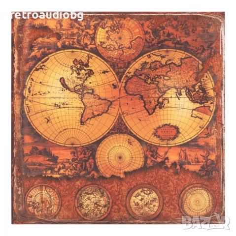  Картина дизайн карта за земята 80x80