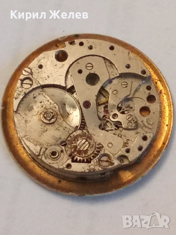 Механизъм с циферблат от стар ръчен часовник 52084, снимка 4 - Мъжки - 52299965