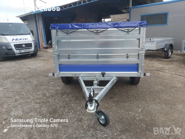 Туристическо, самосвално ремарке Vesta Light 20 с допълнителни канати и плосък брезент, снимка 7 - Ремаркета - 53403388