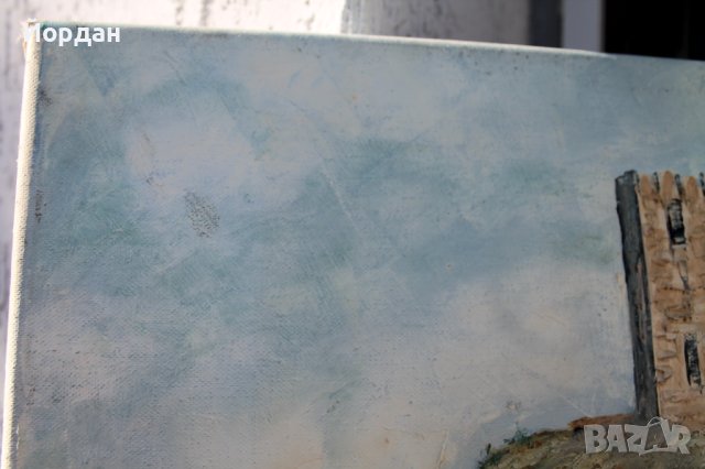 Майсторска картина масло върху платно, снимка 2 - Антикварни и старинни предмети - 41808181