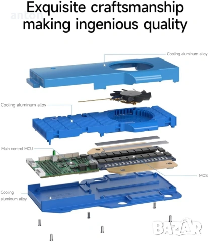 DALY BMS 250A 8s 24s WiFi Bluetooth rs485 CAN UART LFP LiFePO4 lithium battery литиев БМС контролер, снимка 7 - Друга електроника - 53634564