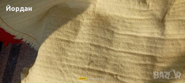 Бял вълнен китеник халище губер, снимка 4 - Покривки за легло - 33790565