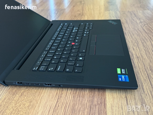16' WQXGA 2.5K i7-11800H Lenovo ThinkPad X1 Extreme Gen 4 64GB DDR4/512GB NVMe/Nvidia RTX 3050 Ti, снимка 13 - Лаптопи за работа - 52000533