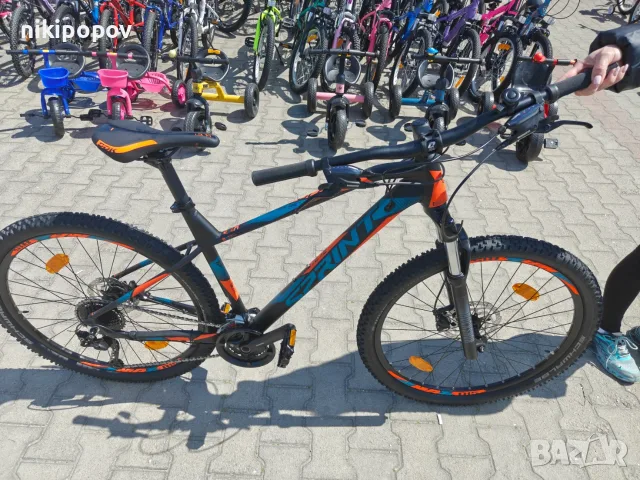 Промо велосипед 27.5" Sprint APOLON черен/оранж, снимка 3 - Велосипеди - 56070735